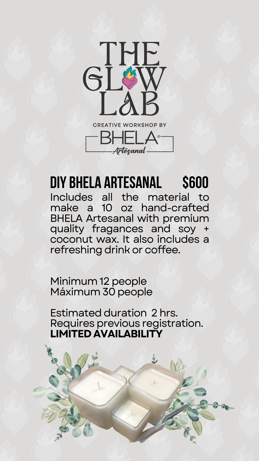 the glow lab workshop by bhela artesanal