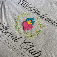 The Bhelovers Social Club Gray Unisex T-Shirt for real candle lovers